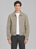 Suede Bomber Jacket