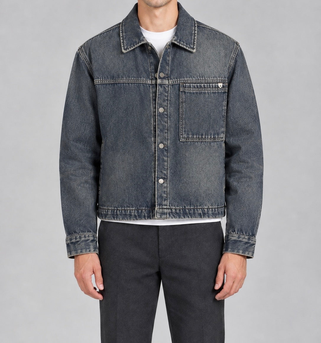 Boxy fit jeans jacket