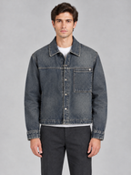 Boxy fit jeans jacket