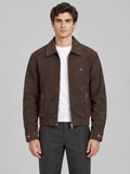 Suede Bomber Jacket