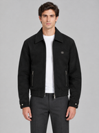 Suede Bomber Jacket