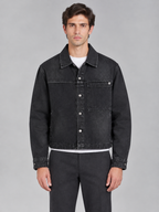 Boxy fit jeans jacket